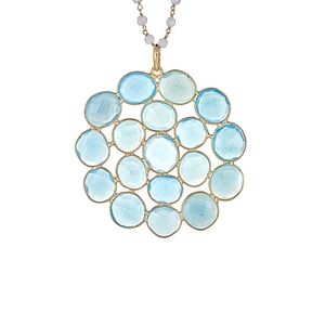 Chalcedony station necklace😍